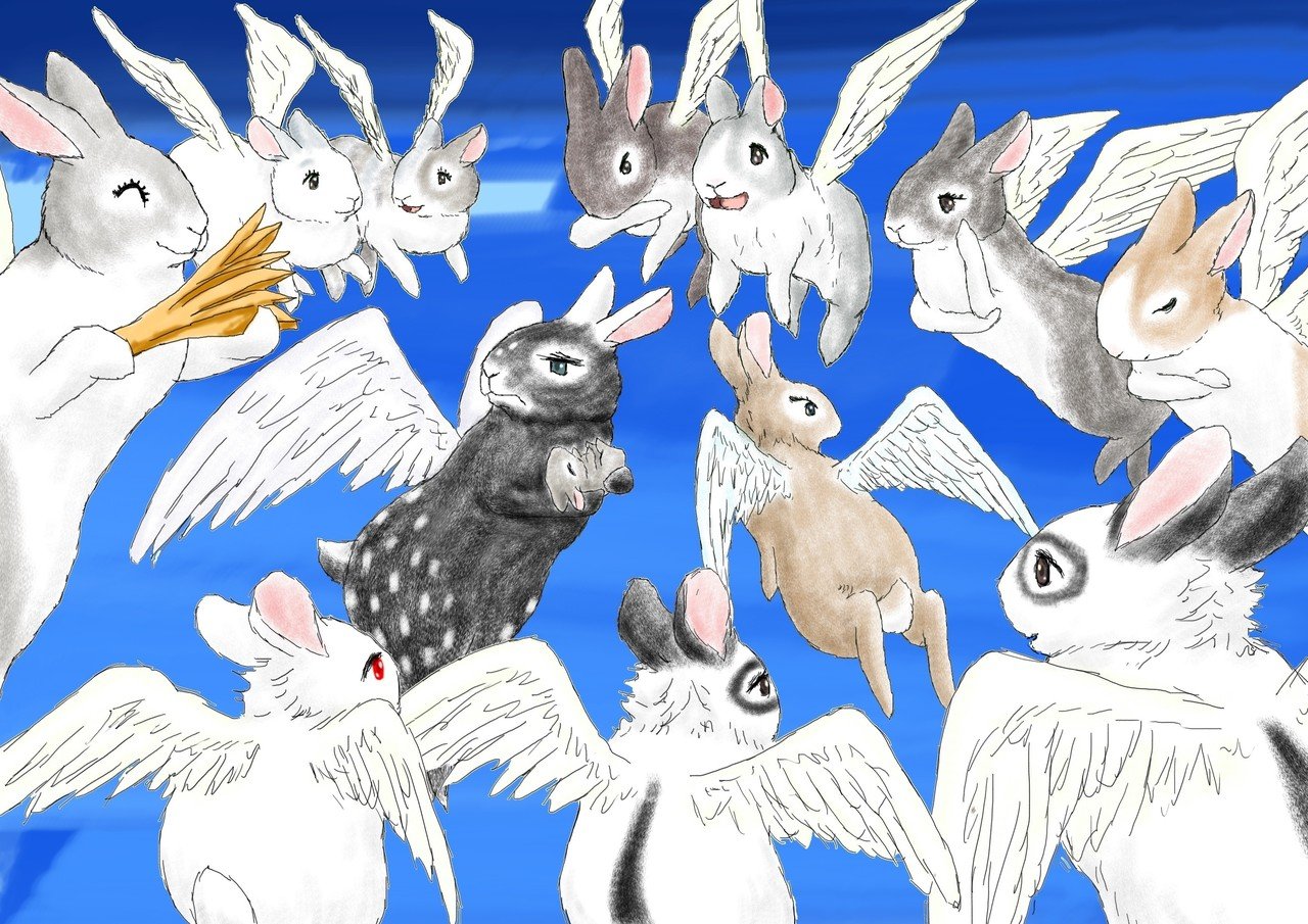 ある女の子の天使うさぎ」おんなのこと天使うさぎたち86｜AngelRabbits