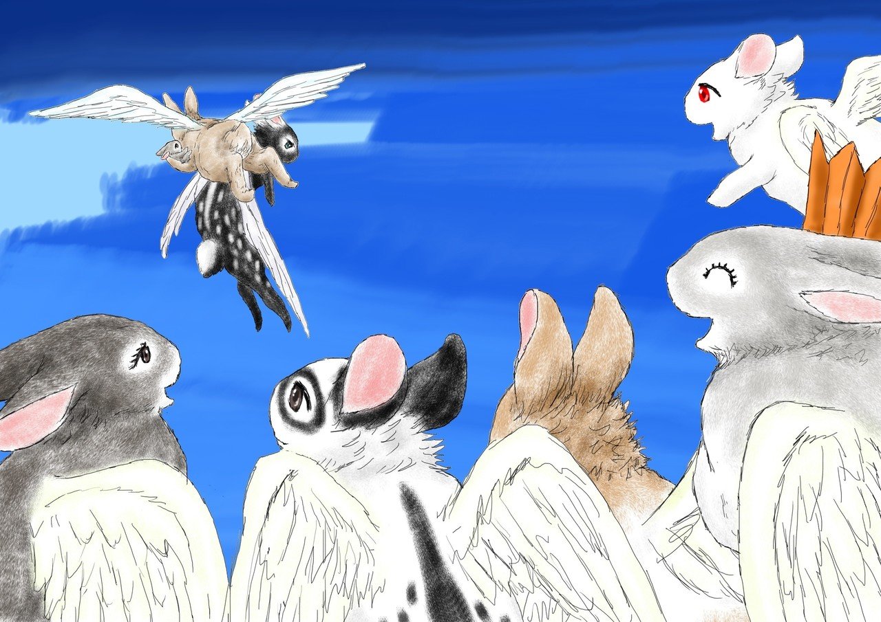 ある女の子の天使うさぎ」おんなのこと天使うさぎたち86｜AngelRabbits