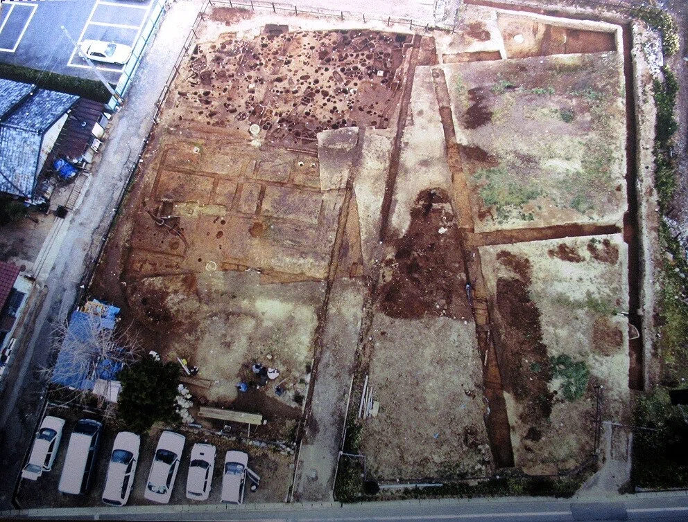 2堀内貝塚第5次航空写真