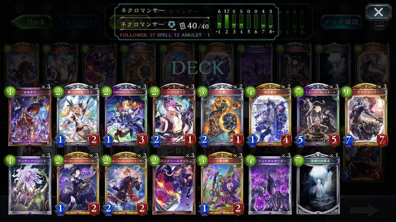 シャドバ Rageプレーオフで活躍したデスブリンガーネクロについて考える レートメモ15後 ワイズマン Note