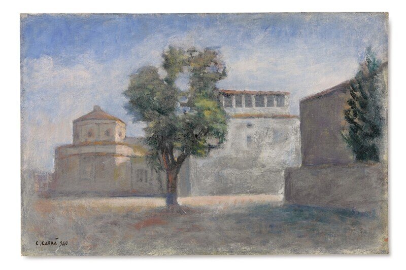 イタリア未来派および形而上絵画の画家カルロ・カッラ｜AKI210130