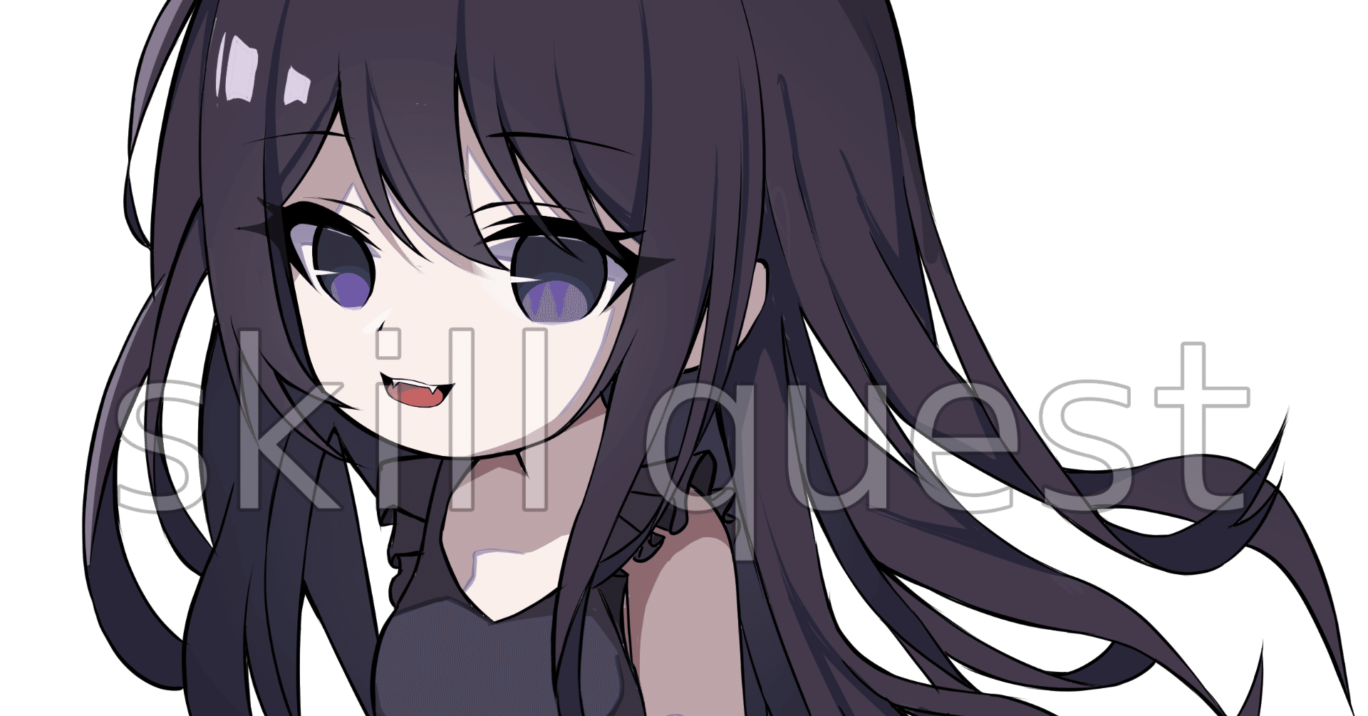 イラスト実績 ダークな雰囲気の女の子 スキルクエスト イラスト制作 Vtuber制作 Note イラスト実績 ダークな雰囲気の女の子 スキルクエスト イラスト制作 Vtuber制作 Note
