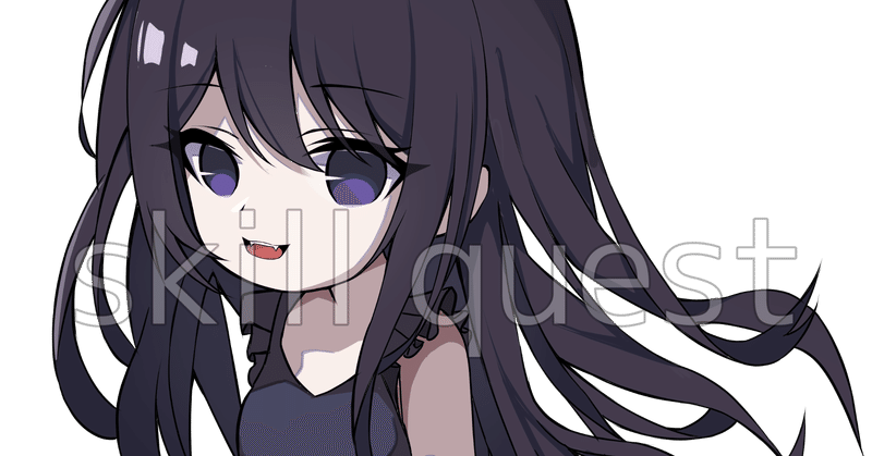 イラスト実績 ダークな雰囲気の女の子 スキルクエスト イラスト制作 Vtuber制作 Note イラスト実績 ダークな雰囲気の女の子 スキルクエスト イラスト制作 Vtuber制作 Note