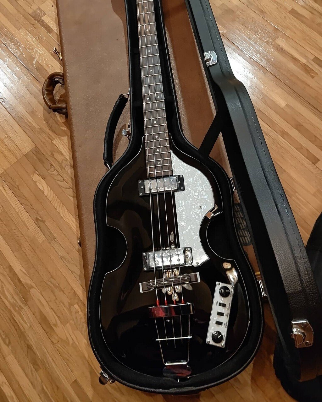 ヘフナーのバイオリンベースをガシガシ弾く。｜mahal（マハール）