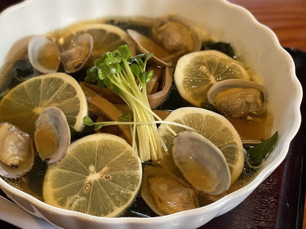 千曲市「信州小麦ラーメン 亀屋 」わかめ＆レモンラーメン｜あらら？