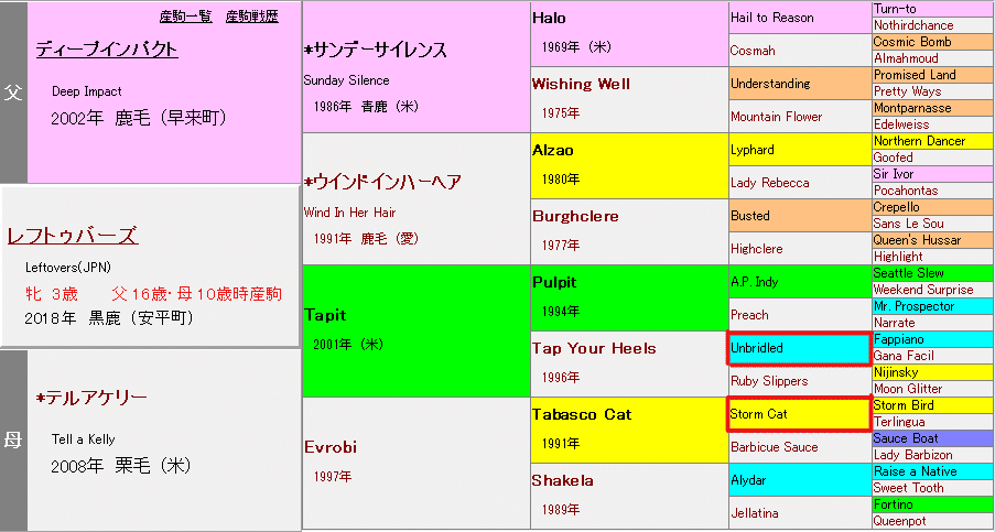 2021共同通信杯レフトゥバーズ血統