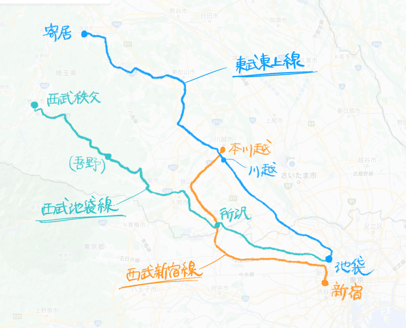 東京近郊の鉄道網を完全把握したい 池袋は埼玉の植民地 あつあつごはん Note