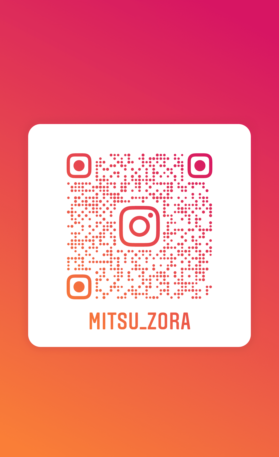 インスタqrコード Mitsu Zora Note