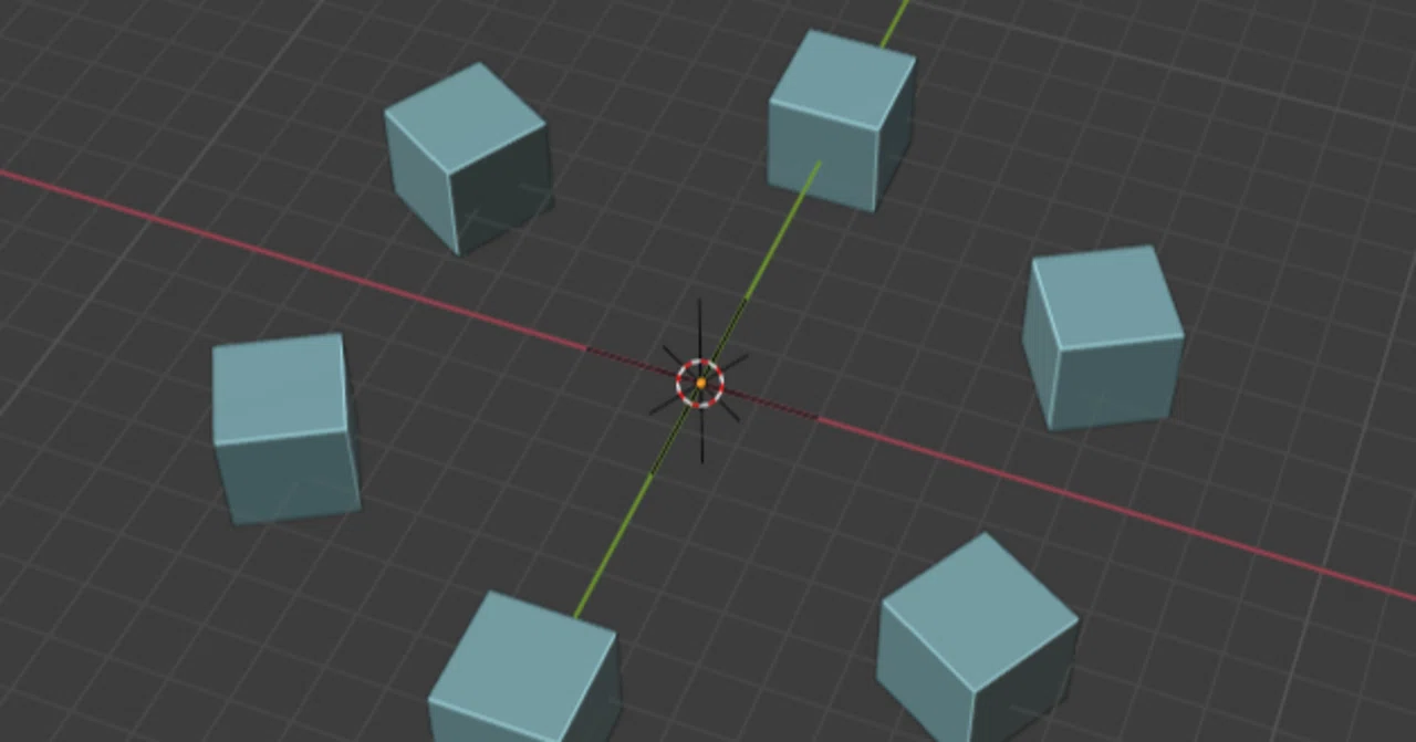 Blender オブジェクトを円形に配置 モディファイアー 配列 Yugaki Note