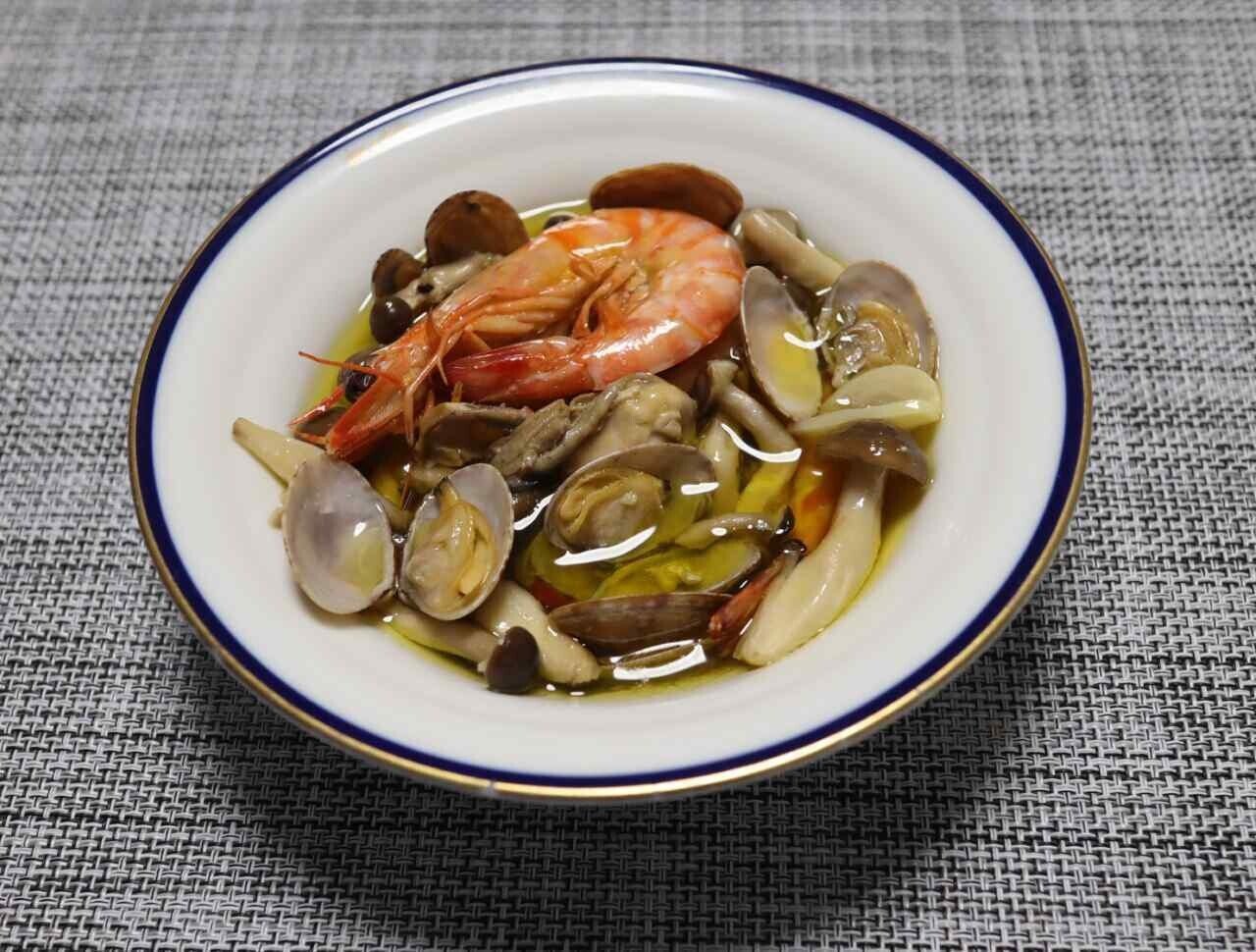 シーフードアヒージョ ホットクックレシピno 76 グローバルこうちゃん Note シーフードアヒージョ ホットクックレシピno 76 グローバルこうちゃん Note