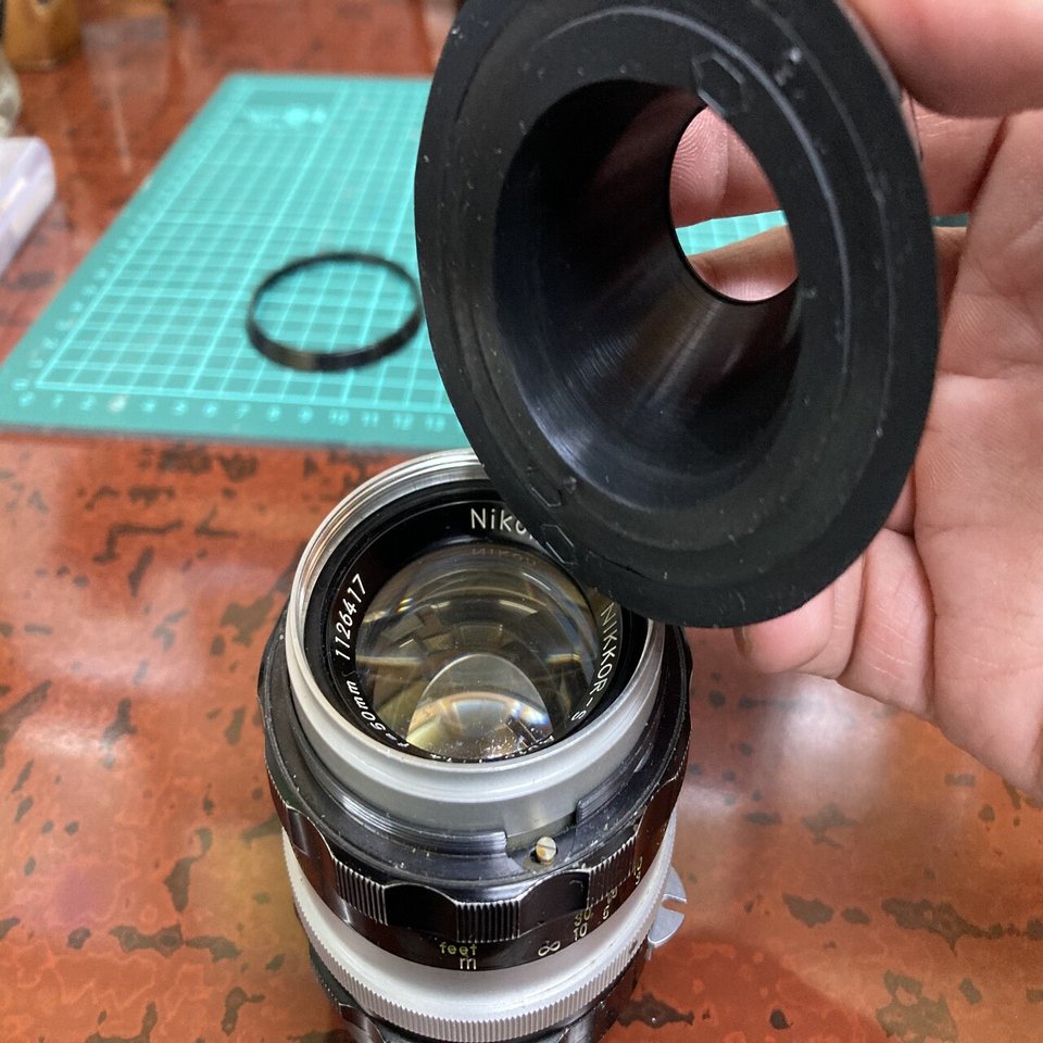 Nikkor-s Auto 50mm F1.4 分解清掃｜雅辺