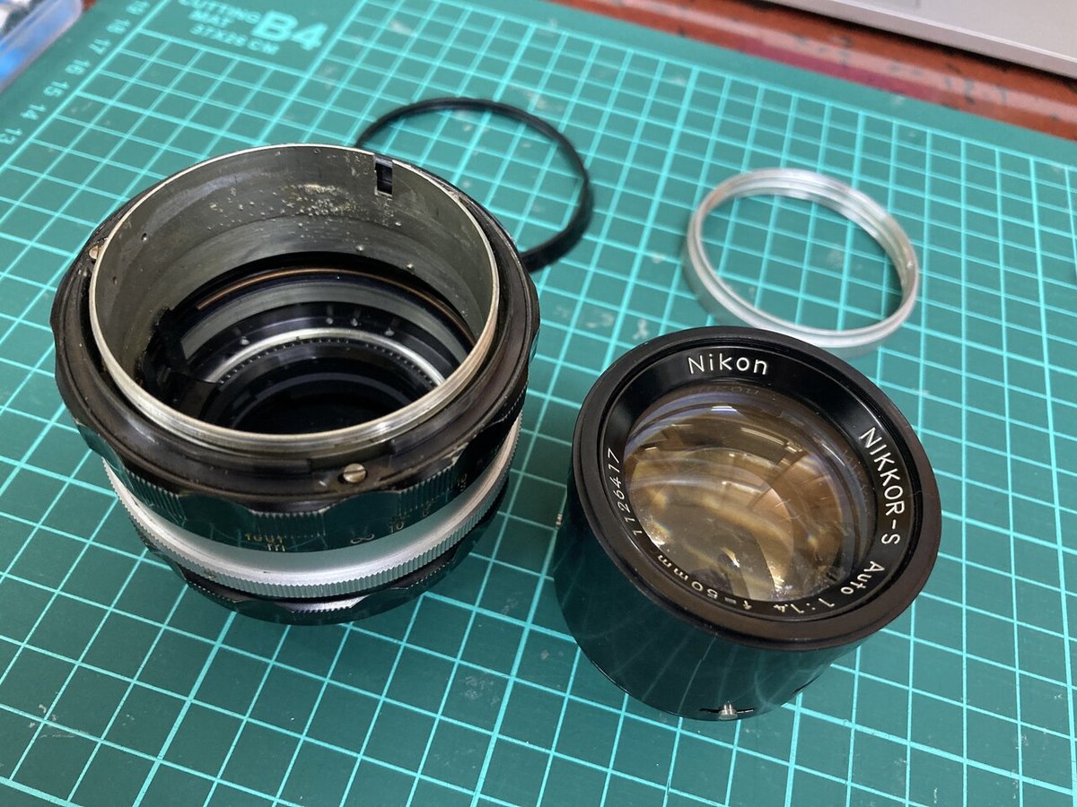 Nikkor-s Auto 50mm F1.4 分解清掃|雅辺 Nikkor-s Auto 50mm F1.4 分解清掃|雅辺