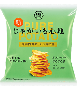湖池屋 じゃがいも心地 瀬戸内青のりと天海の塩 感謝を添えて10 増量 Kiyoka Ikeda Note