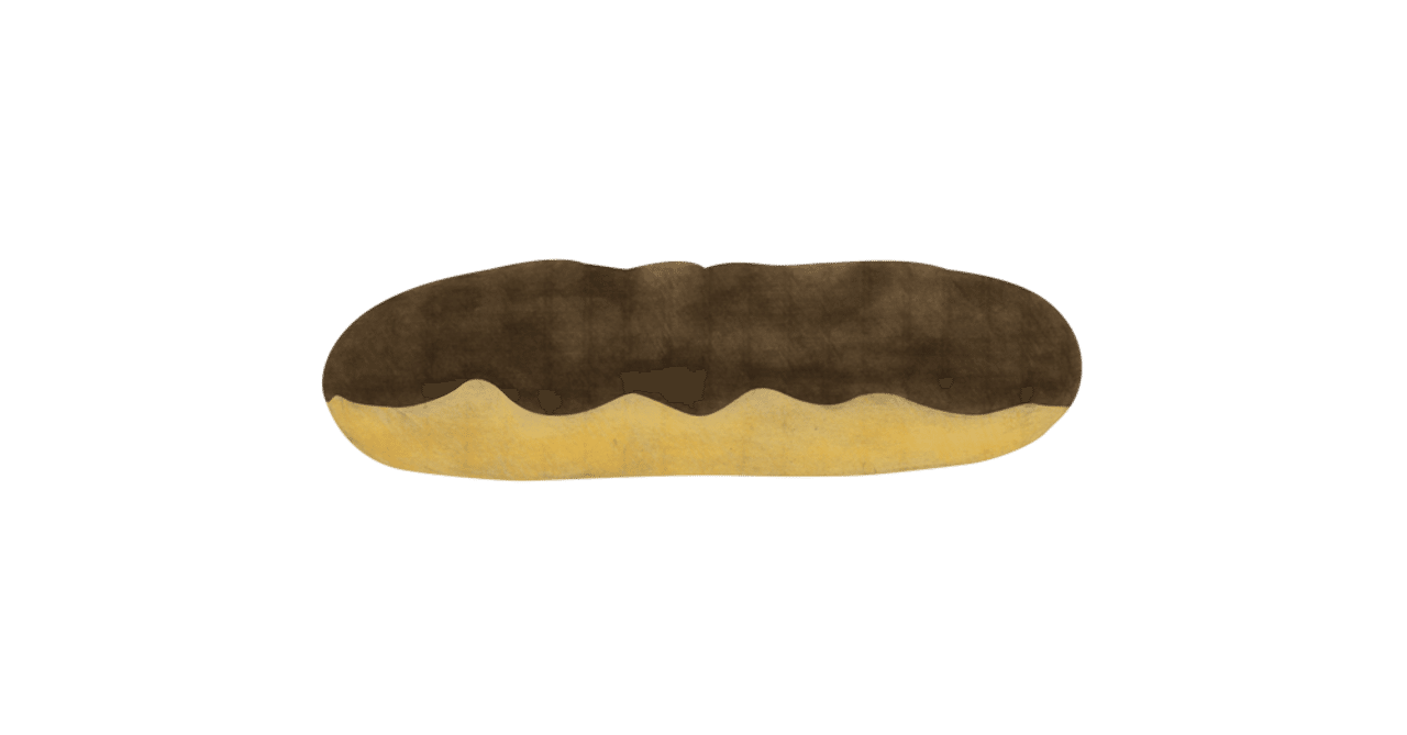 エクレア と チョコレートケーキ のイラスト あや あしあと手帳２ Note