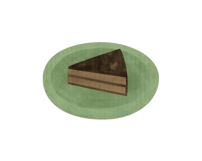エクレア と チョコレートケーキ のイラスト あや あしあと手帳２ Note