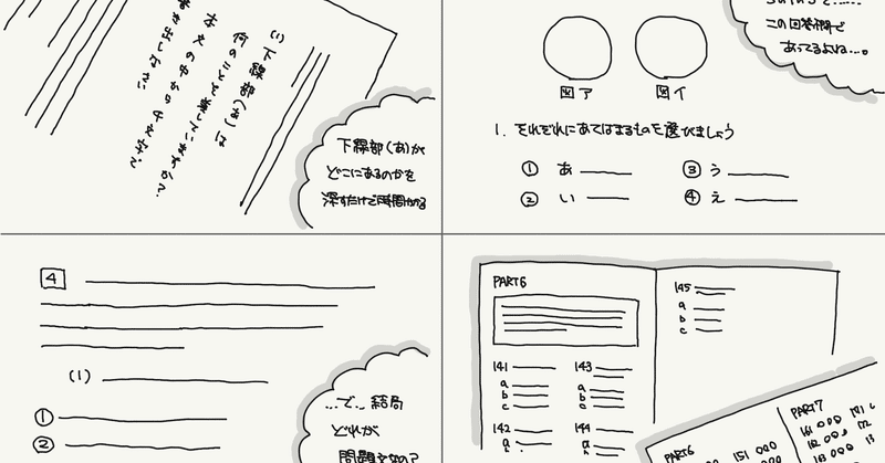 テスト用紙を見直したい 学習のデザイン01 ジマタロ Note