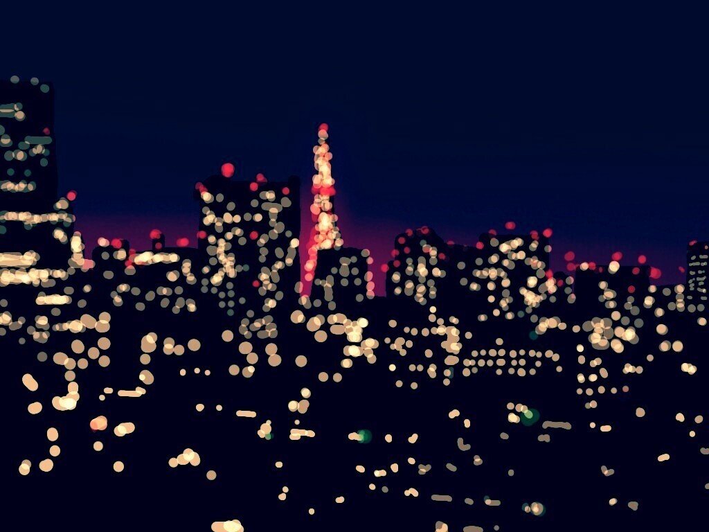 東京夜景 描きました せきぞう Note