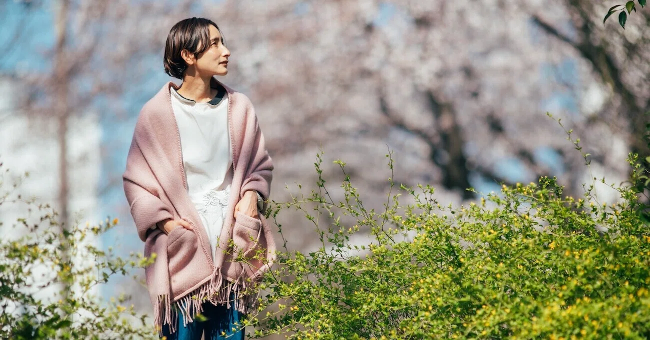New Arrivals｜UNI ポケットショールにSAKURAが仲間入り｜LAPUAN