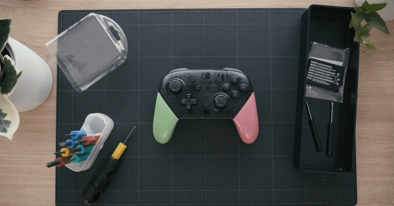 Nintendo Switch プロコンのバッテリーを交換してみた｜だいとうりょう