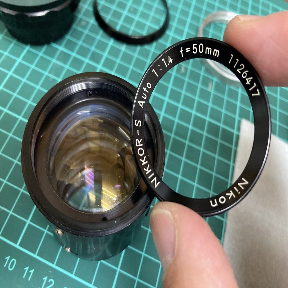 Nikkor-s Auto 50mm F1.4 分解清掃｜雅辺