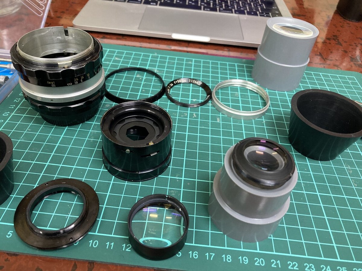 Nikkor-s Auto 50mm F1.4 分解清掃｜雅辺