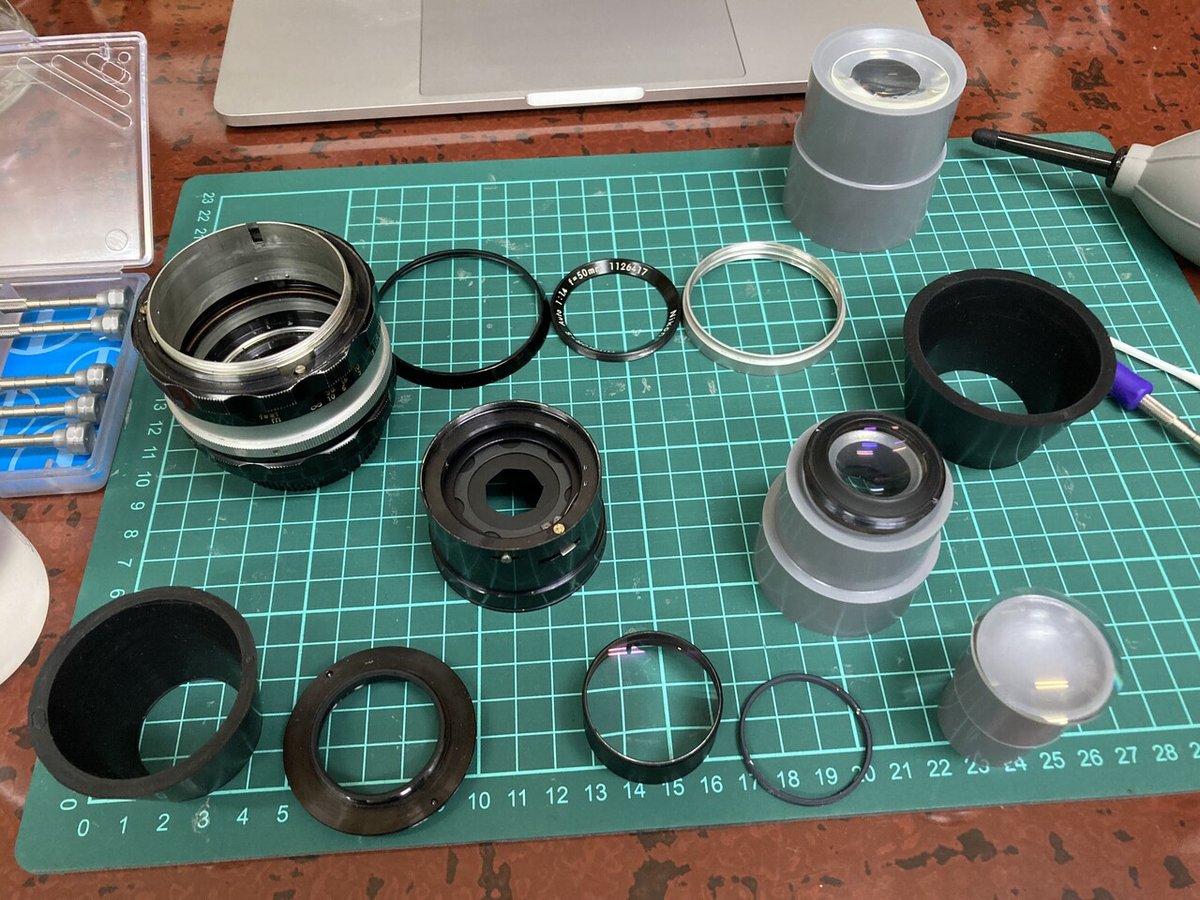 Nikkor-s Auto 50mm F1.4 分解清掃｜雅辺