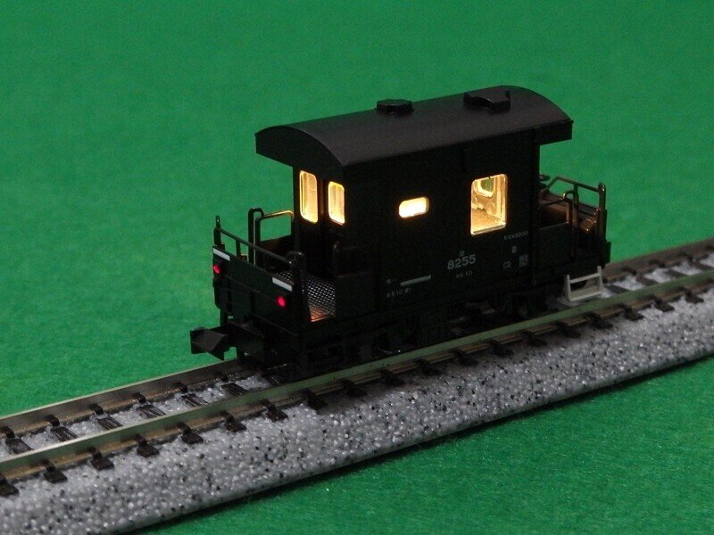 【鉄道車両部品】車掌車（貨物）の室内灯 国鉄車掌車 KATO ヨ8000 自作室内灯 点灯化改造車！｜まさ / Atelier Masa