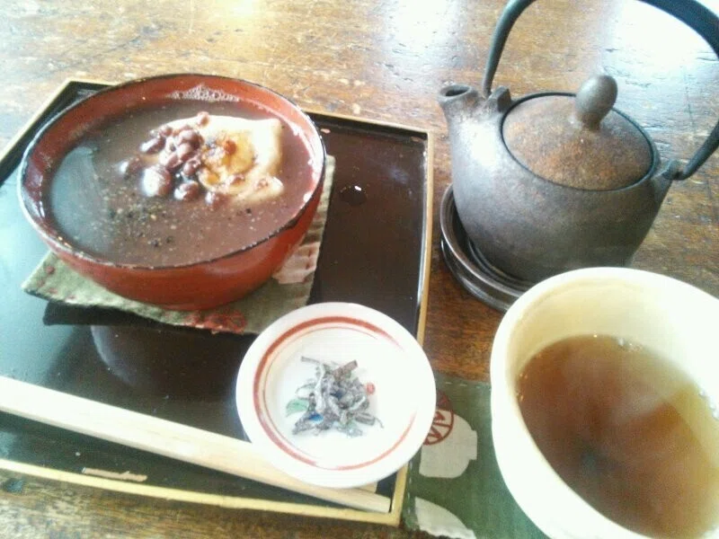 2013.12ぜんざいセットお茶カフェ 和