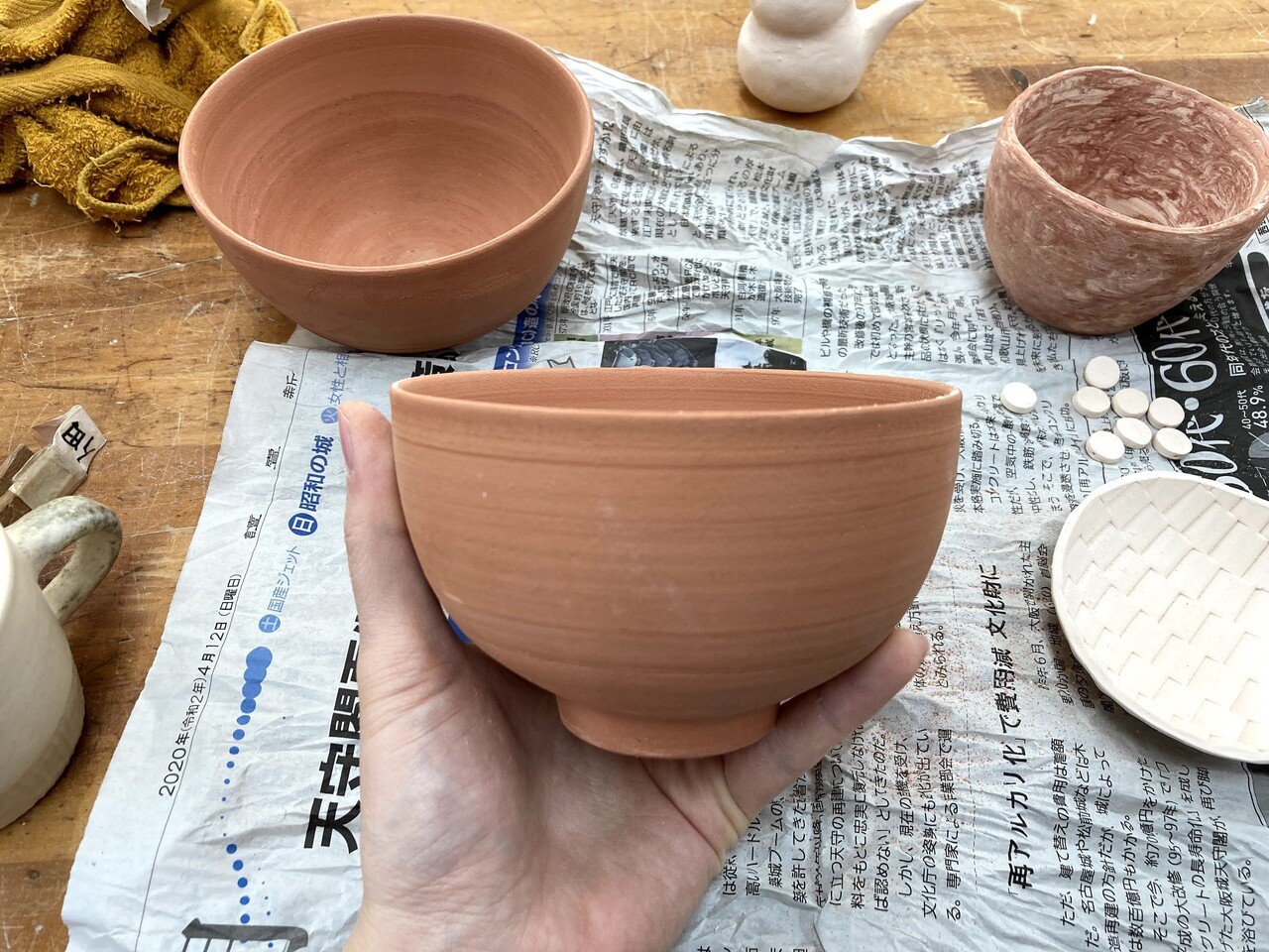 no.28 波模様のお茶碗 完成編｜Nao🍎＠陶芸主婦