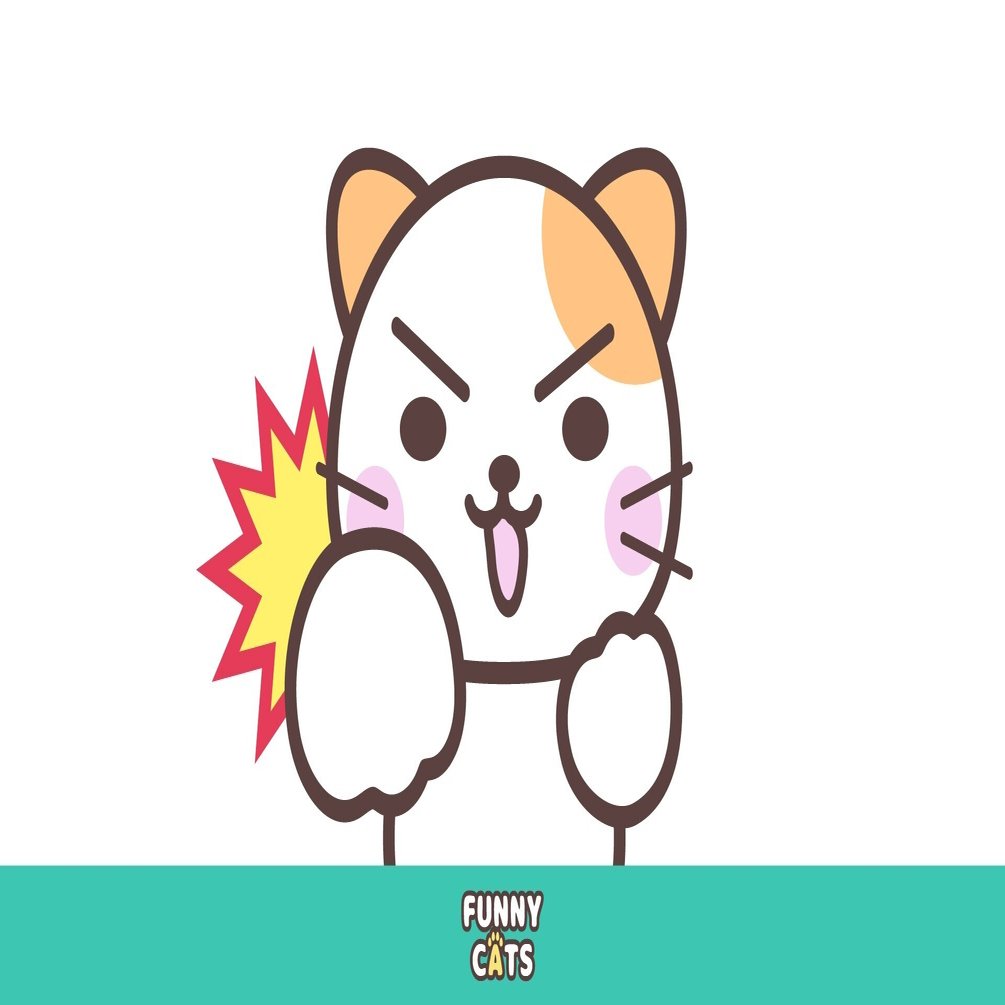 Note見出し用イラスト 猫パンチ コーヘーズ Note