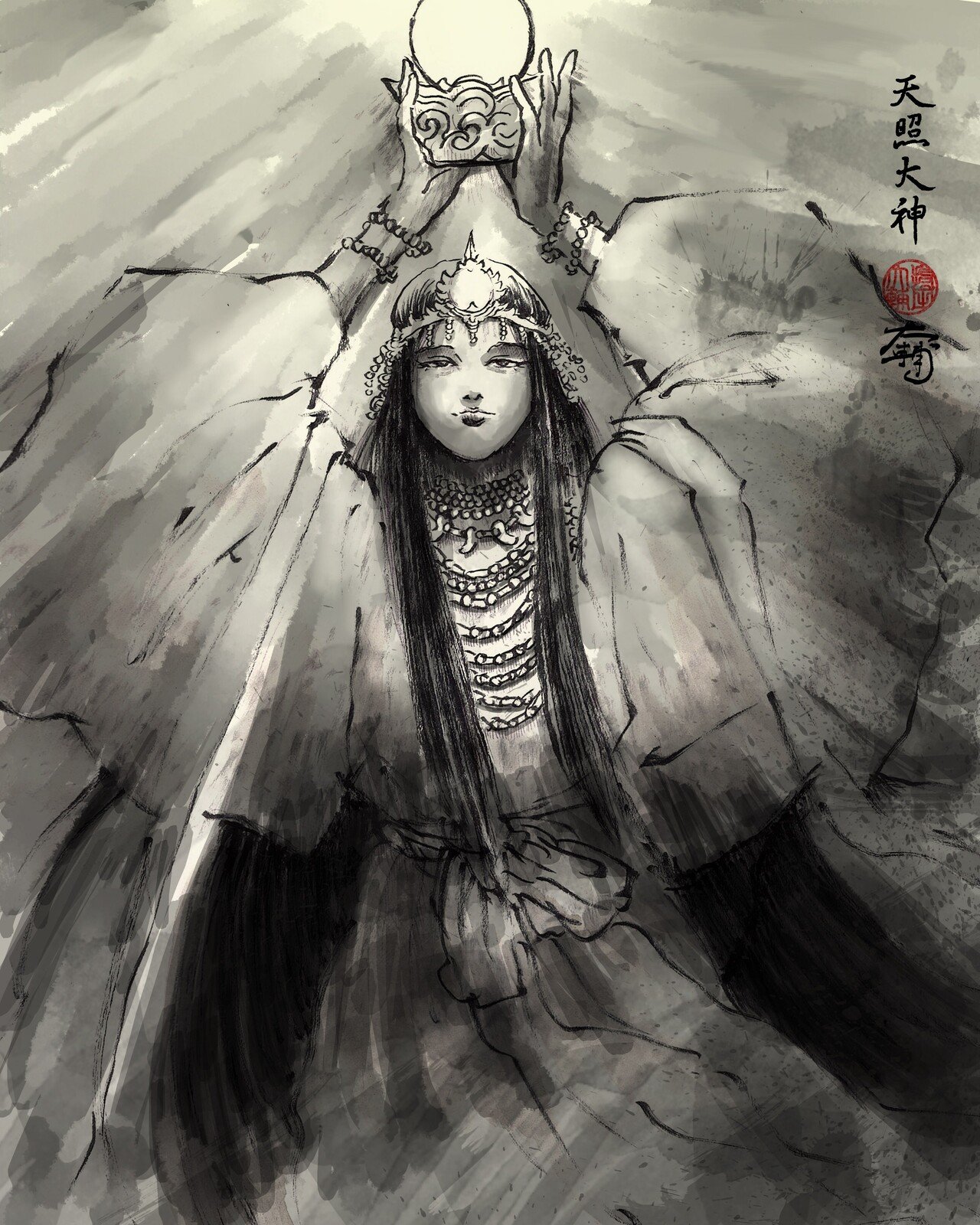 アマテラス/天照大神【三貴神の一柱。皇祖である太陽神】｜持田大輔