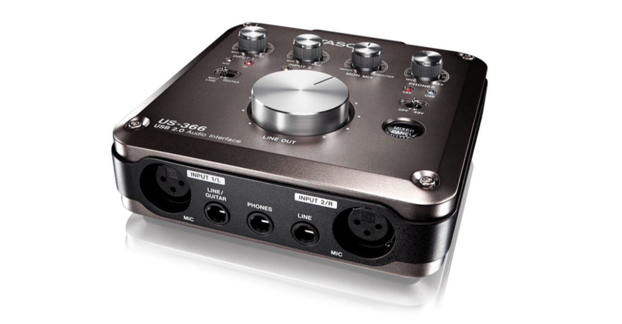 オーディオインターフェースの考察/TASCAM US-366｜Ndot