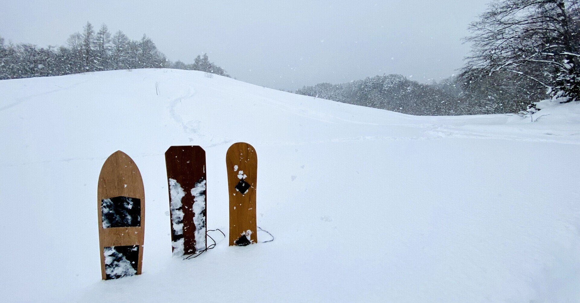 雪板21 パウダー スノートイ スノーサーフィン（雪板はスケート