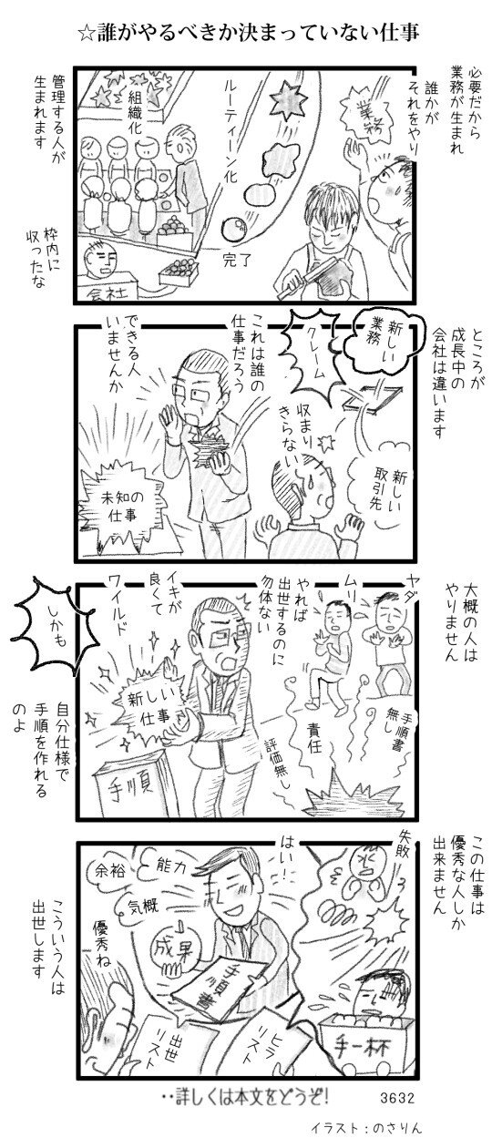 誰がやるべきか決まっていない仕事 Shouon Sato Note