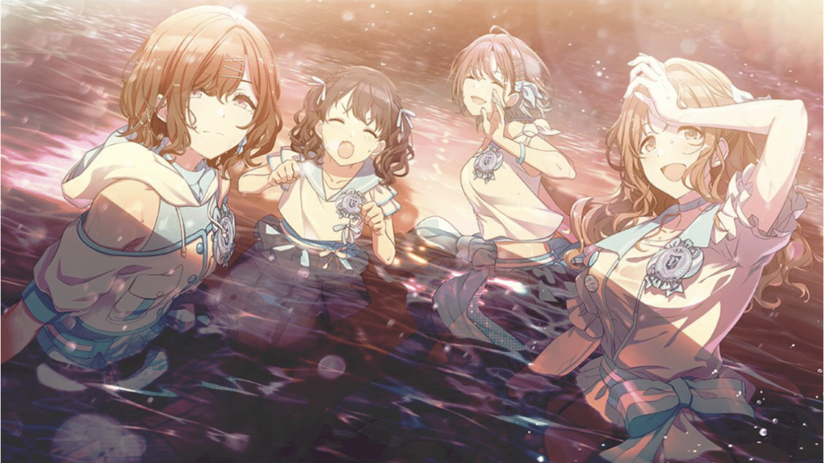 シャニマス』ノクチルの水着ビジュアルを使用したオンラインくじ