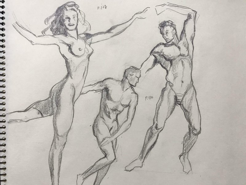 ルーミス模写 27日目 しい Note