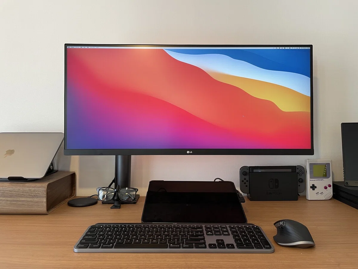 LG エルゴノミクス スタンド モニター 34WN780-B 34インチ LG、アーム