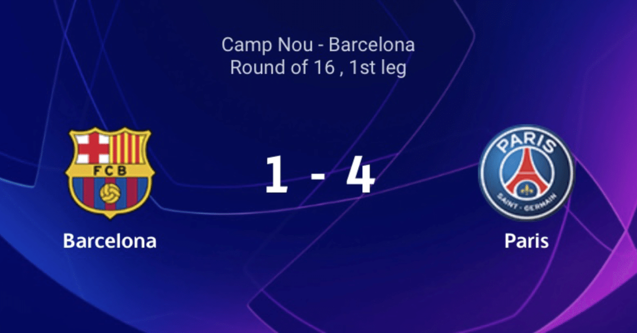 チャンピオンズリーグ ラウンド16 1stレグ バルセロナ対パリサンジェルマン レビュー Analysis Of Football Note