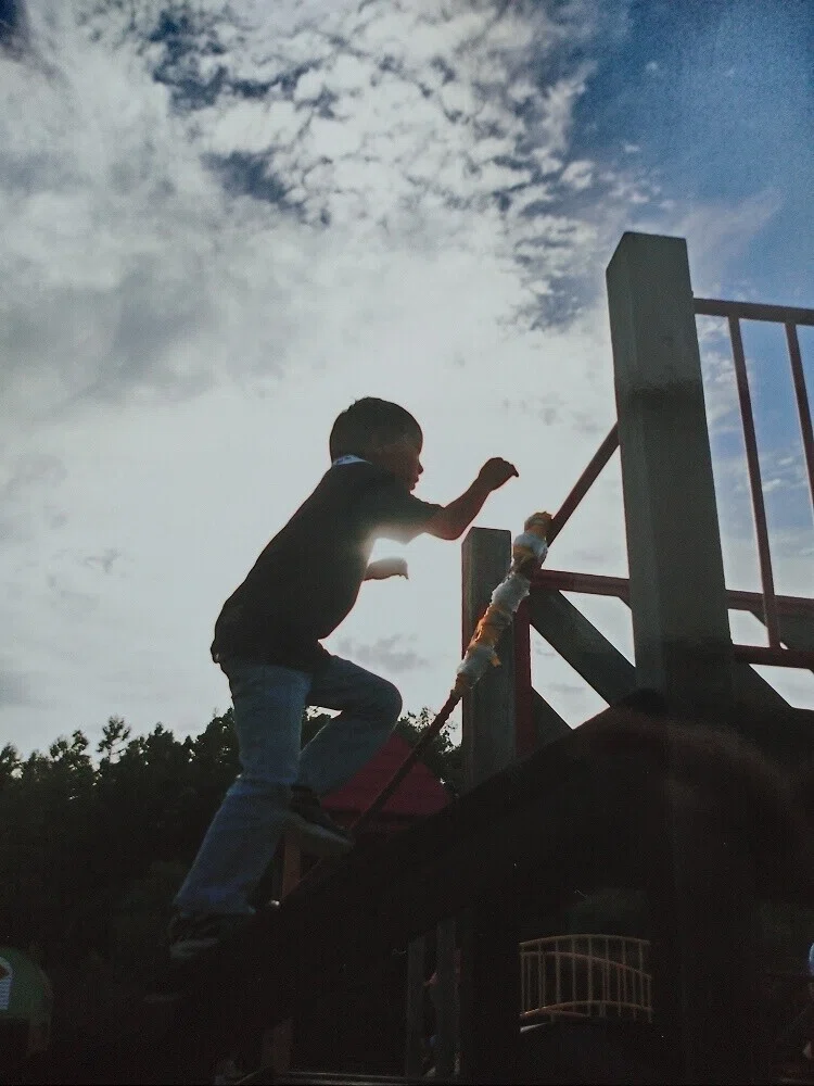長男と公園