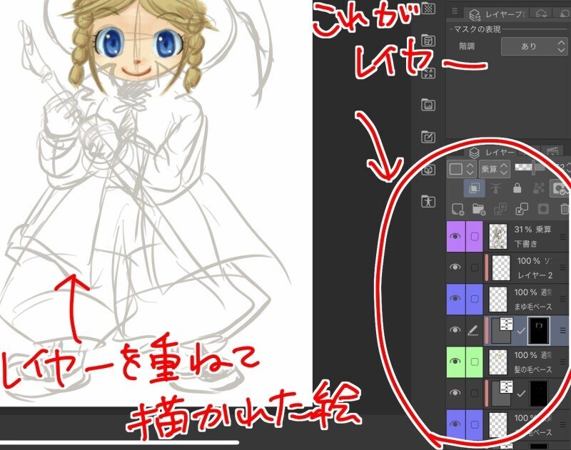 クリッピングとはなんぞや お絵かきソフト豆知識 三上裕喜 Note