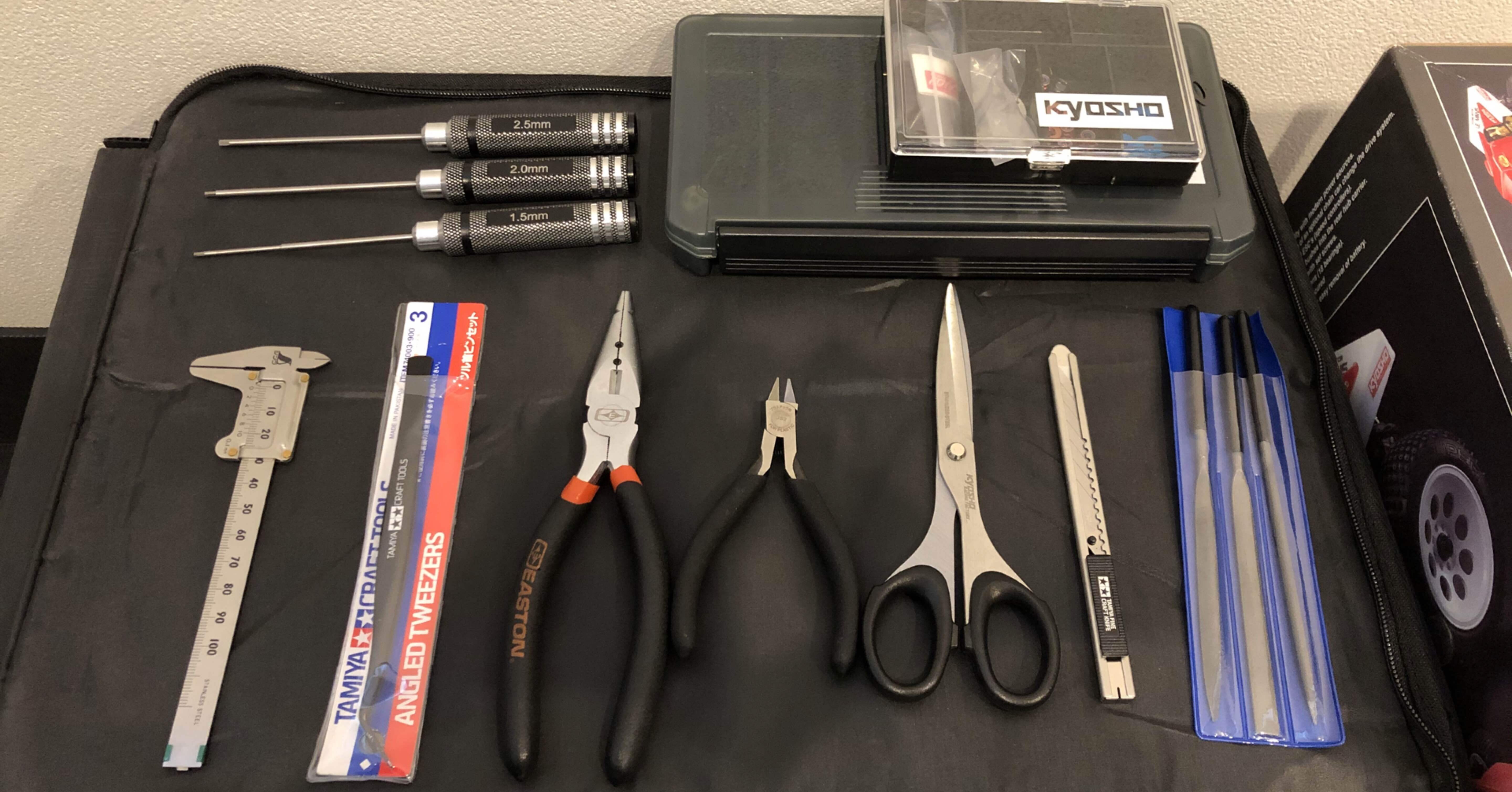 はじめてのラジコン組立編 第一章 ー準備編ー 其の三｜アシタテンキでRC