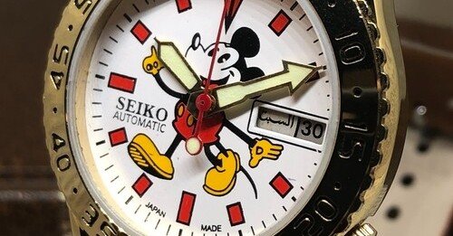 SHIDE-HITOになります　ミッキーマウス　ビンテージ時計 Disney Time（SEIKO） SEIKO Time Micky Mouse【セイコー ディズニー