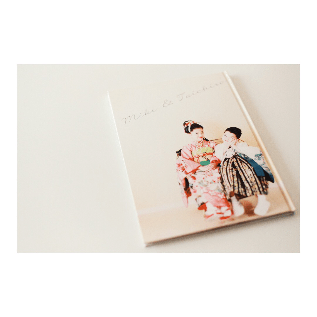 七五三アルバム裏表紙 みとべけいこ Note