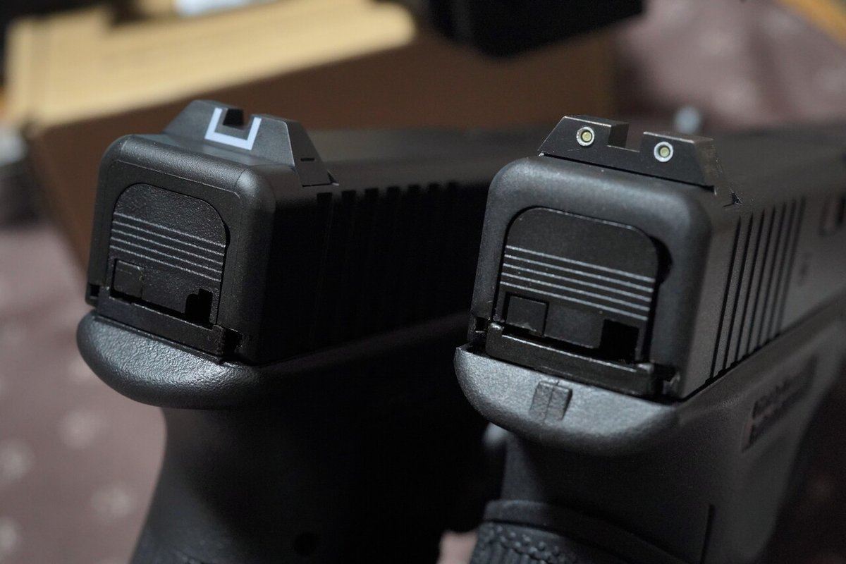 東京マルイGLOCK19 gen.3 & vfc umarex GLOCK19 gen.4 比較して