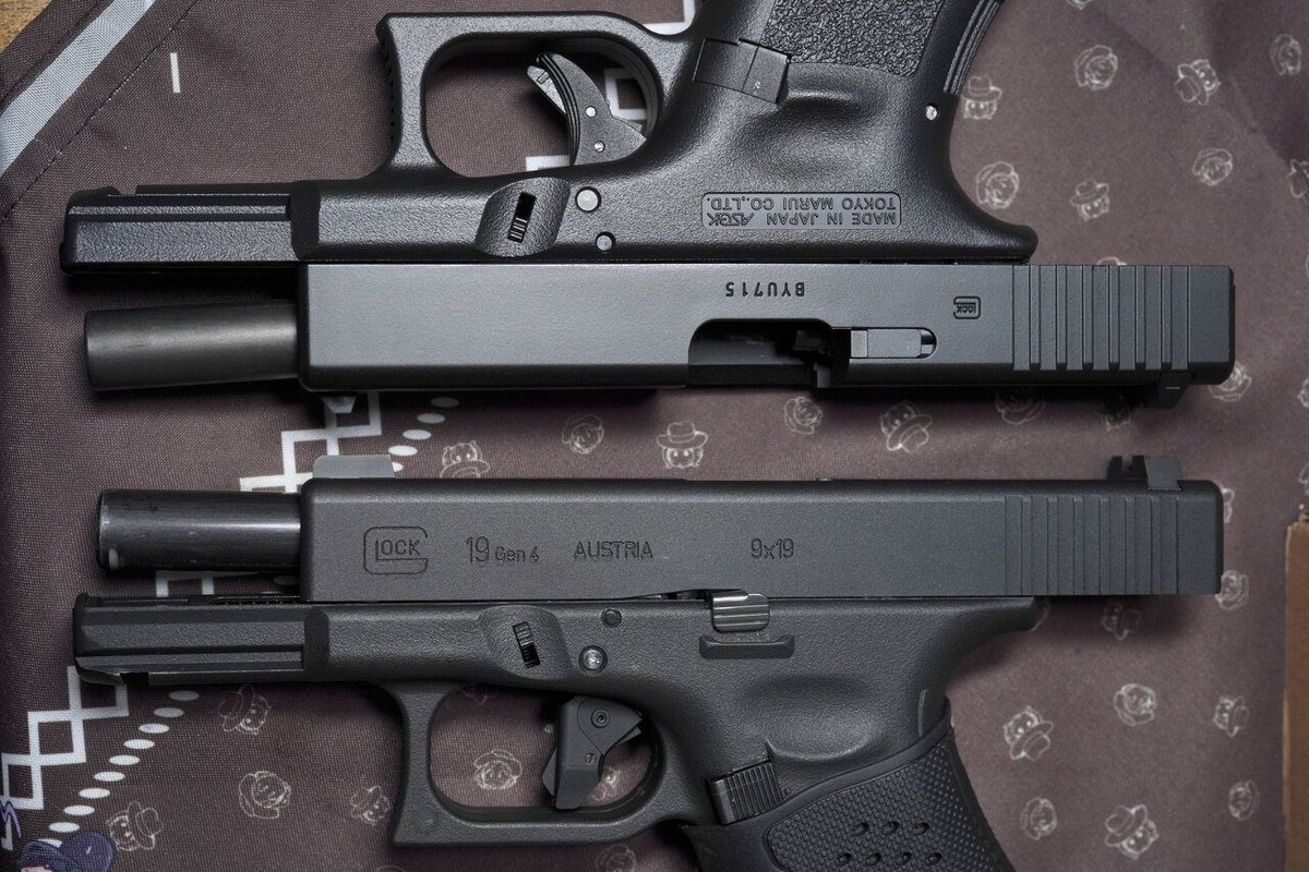 東京マルイGLOCK19 gen.3 & vfc umarex GLOCK19 gen.4 比較して