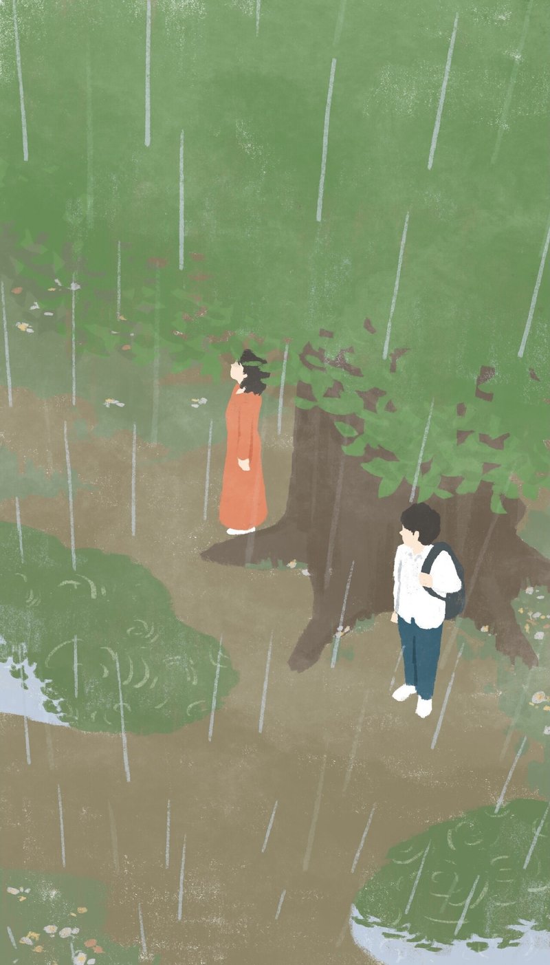 雨宿り ダベル公式壁紙 背景画像 Dabel ダベル Note