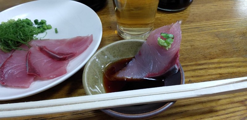 ワラサ Young Yellowtail 東京都中央卸売市場 足立市場内しいはし食堂 刺身馬鹿一代 Sasimi Nerd Life Note