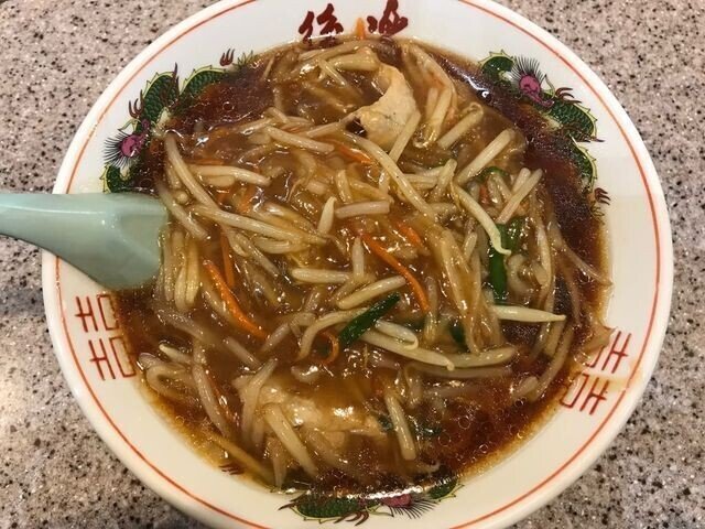 もやしラーメン あんかけ 590円 By 波乗りジョニー 18 10 05 らースマ Note もやしラーメン あんかけ 590円 By 波乗りジョニー 18 10 05 らースマ Note