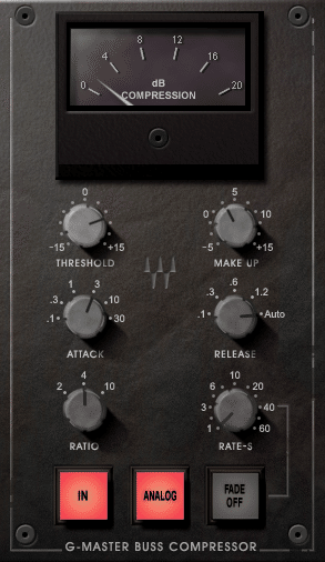 SSL G-Master Buss Compressor』レビュー 〜バスコンプレッサー SSL G-Master Buss Compressor』レビュー 〜バスコンプレッサー