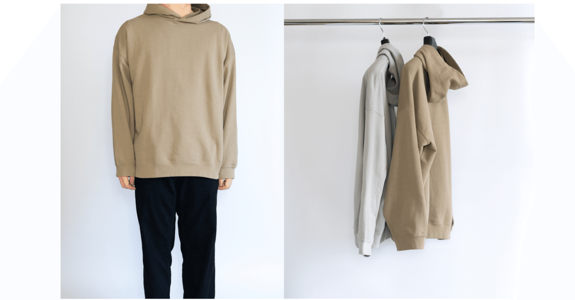 MUJI labo 裏起毛プルオーバー 裏起毛ワイドパンツ セットアップ